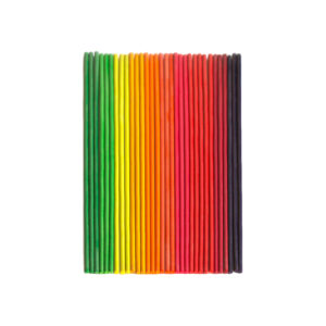 Fluorescent colored pencil lead