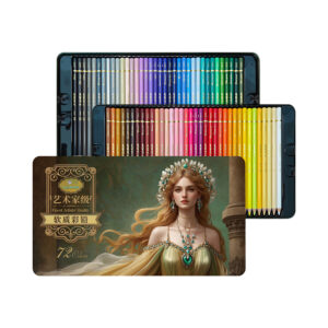 Artist grade soft colored pencils