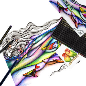 Artist grade hard lead colored pencils