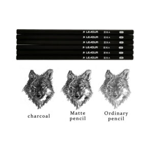 Customized Logo HB 2B 4B 6B 8B 12B pencil matte graphite pencil Matte Sketch Pencils
